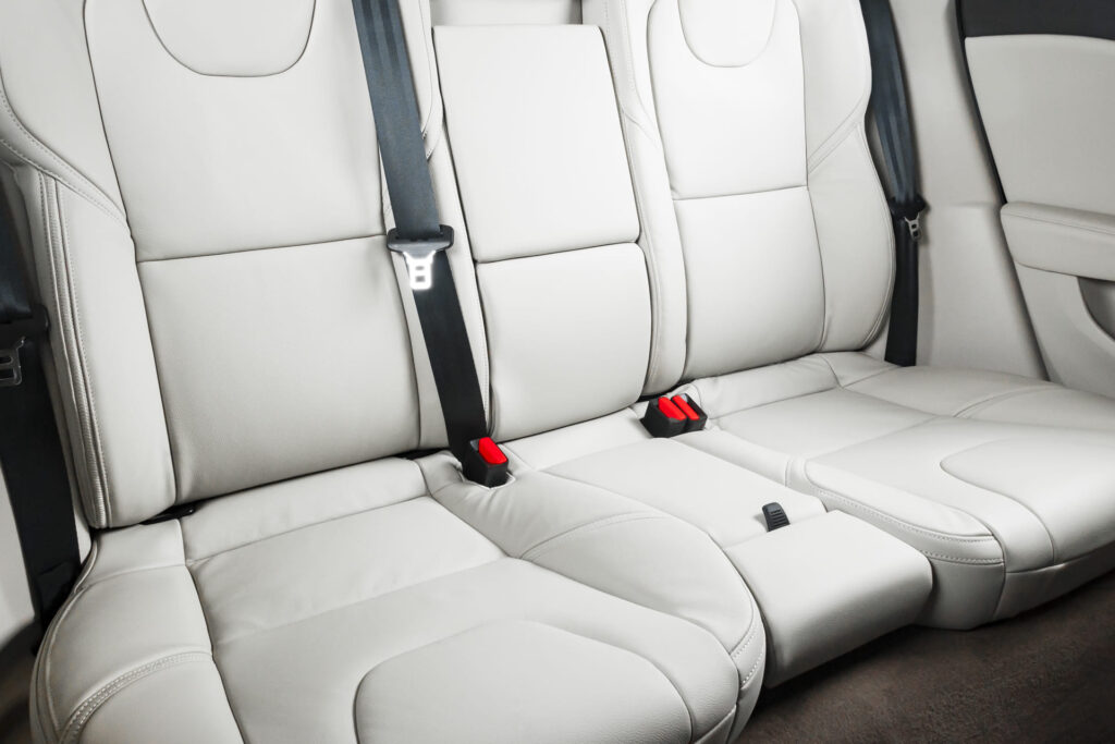 back-seat upholstery-of-modern-luxury-car