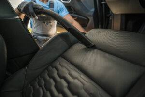 cleaning car upholstery